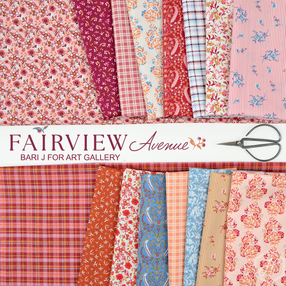 Fairview Avenue - Bundle 16 coupons de tissu (fat quarters) - Art Gallery Fabrics