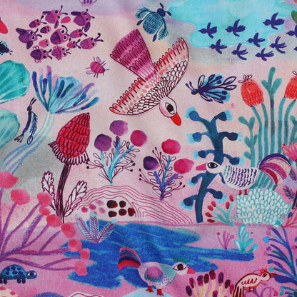 FINE POPLIN DIGITAL SUNSHINE NERIDA HANSEN - LAVENDER
