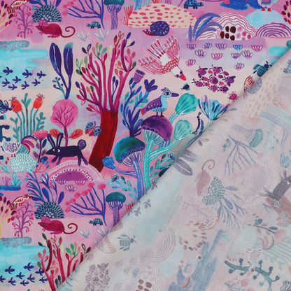FINE POPLIN DIGITAL SUNSHINE NERIDA HANSEN - LAVENDER