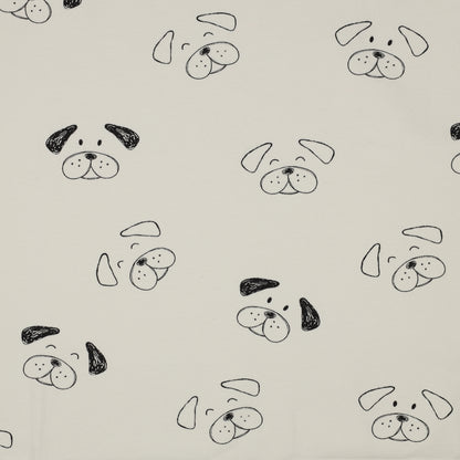 Coton ouaté Chien - Cream - Poppy Fabrics