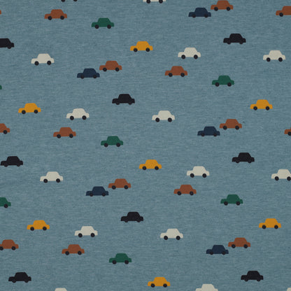 Jersey Mélange Voitures - Poppy Fabrics