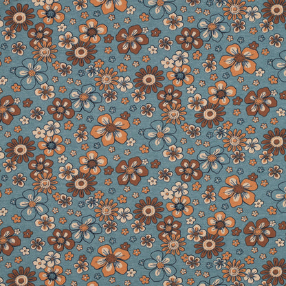 Jersey Mélange Fleurs - Poppy Fabrics **1.35 METRE**