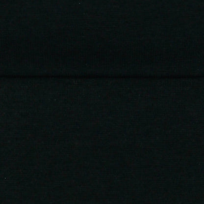 Ribbing TUBE GOTS - BLACK