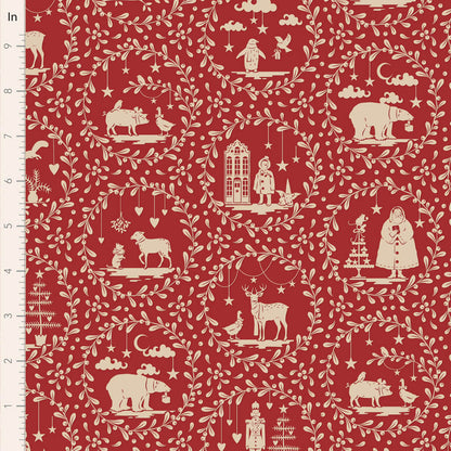 **PRÉCOMMANDE** Imprimé principal Merry Little Christmas - lot de demi-mètres