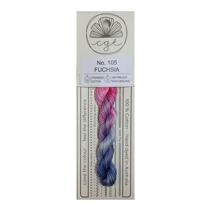 105 Fuchsia  - Pre-cut floss - Cottage Garden Threads