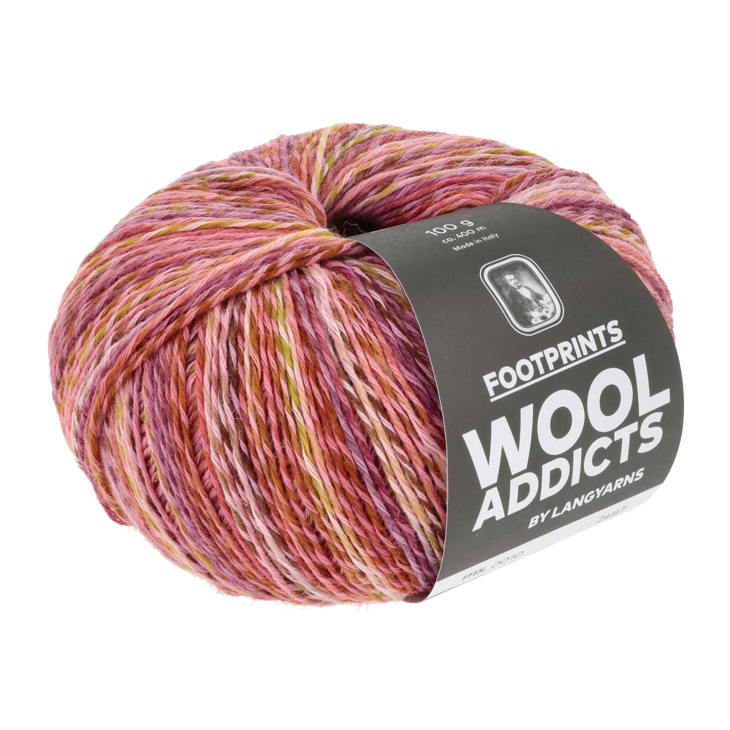 Lang Yarns - FOOTPRINTS - Strawberry