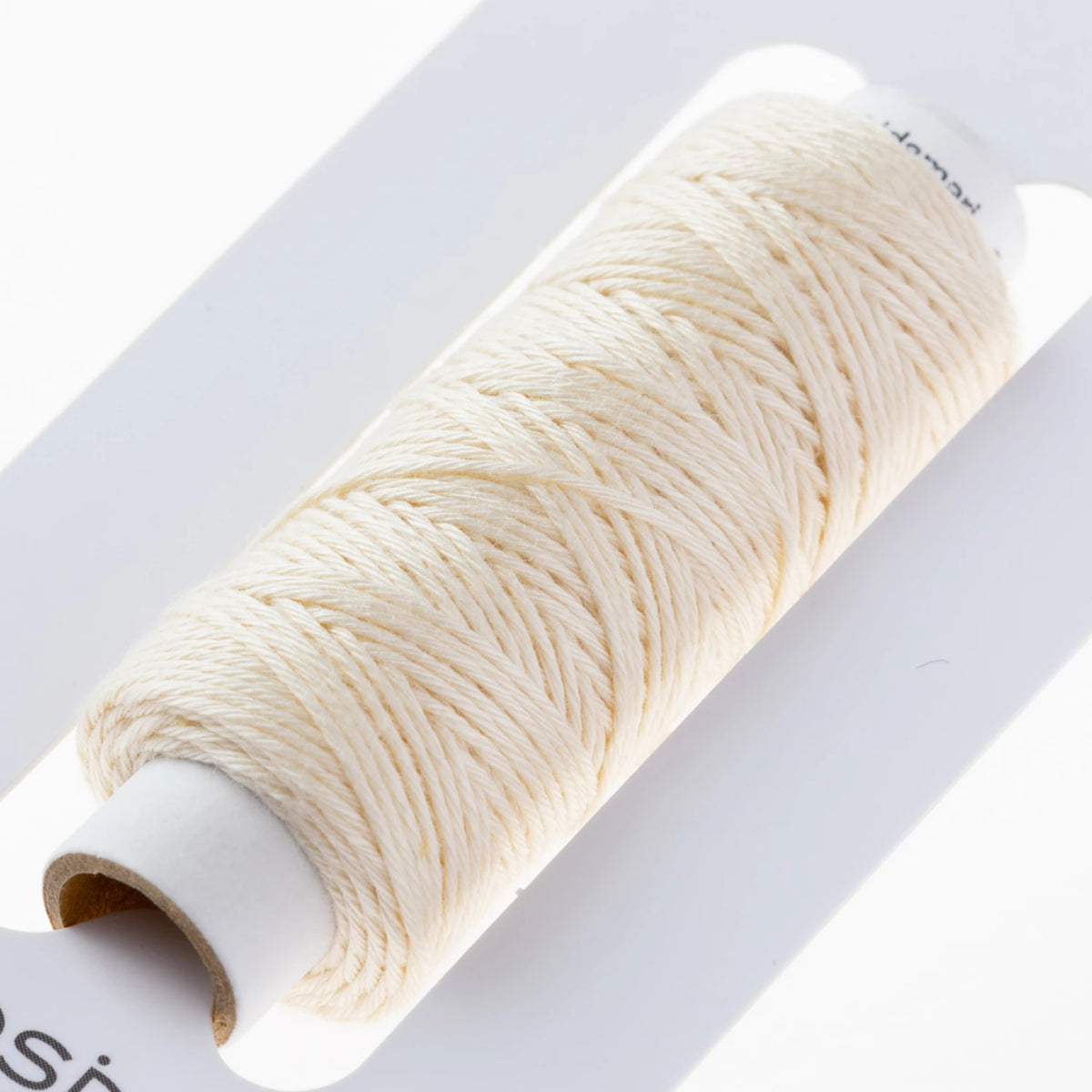 Cosmo Hidamari Sashiko Solid Thread 30 Meters - Pearl White