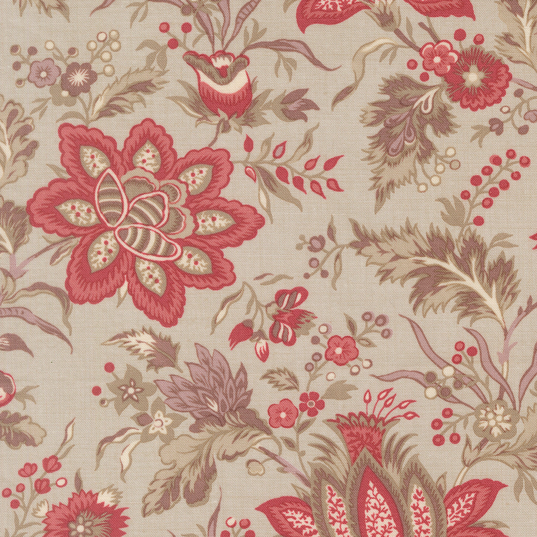 Fleur De Paris (French General) - Smoke Main Print - Moda