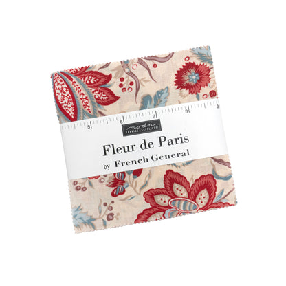 Fleur De Paris (French General) - 5" Charms - Moda