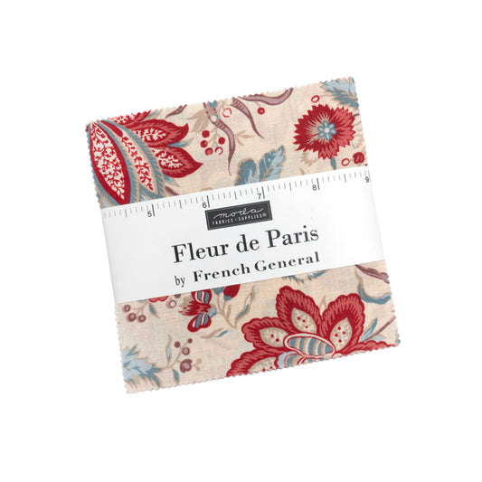 Fleur De Paris (French General) - 5" Charms - Moda