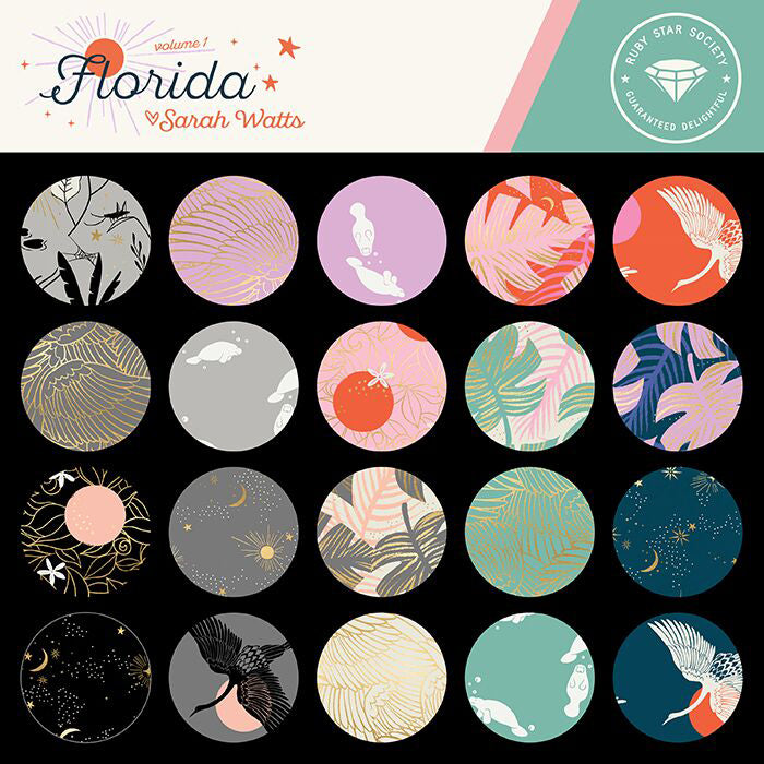 Florida Vol.2 Sarah Watts - Jelly Roll Junior 2.5" Strips - Ruby Star Society