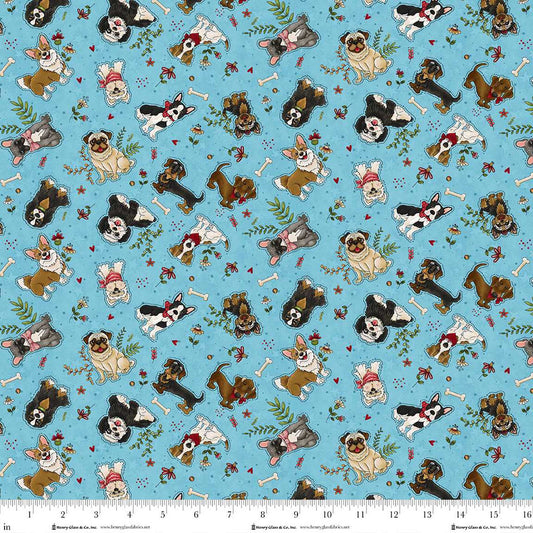 Home is Where the Dog is II - Blue Main - Henry Glass