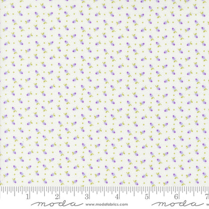 Georgia (Brenda Riddle)- floraux blanc cassé - Moda