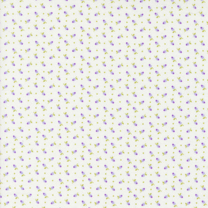 Georgia (Brenda Riddle)- floraux blanc cassé - Moda