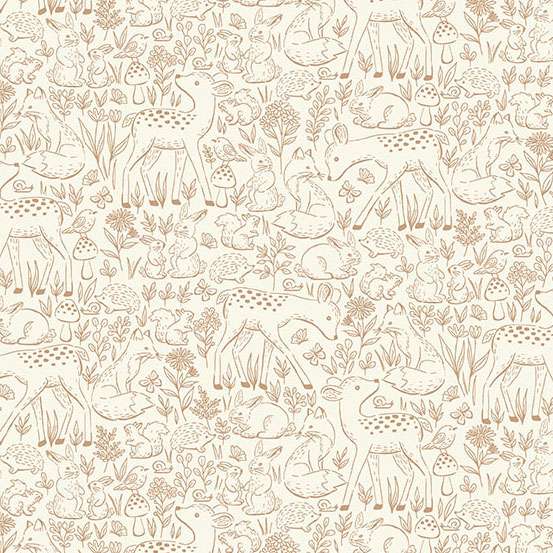 Little Ones - Etched Brown - Makower UK