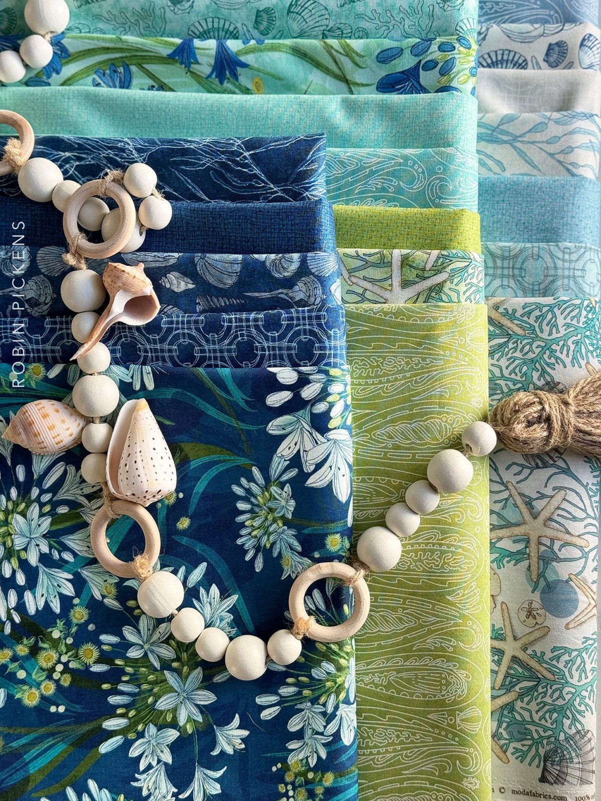 Serena Shores (Robin Pickens) - 2.5" Mini Charms - Moda