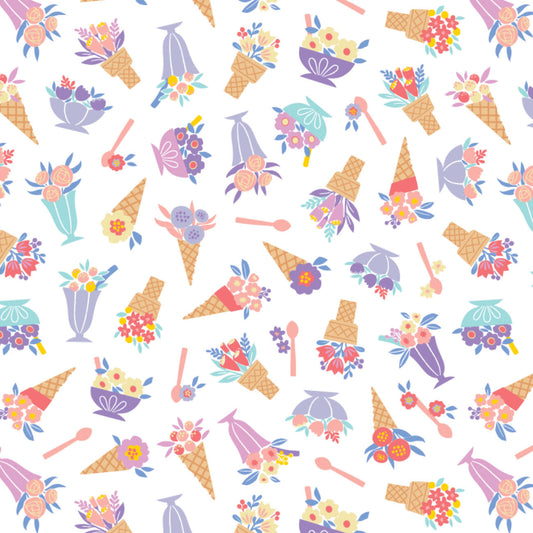 Ice Cream Blossom - Main - Camelot Fabric