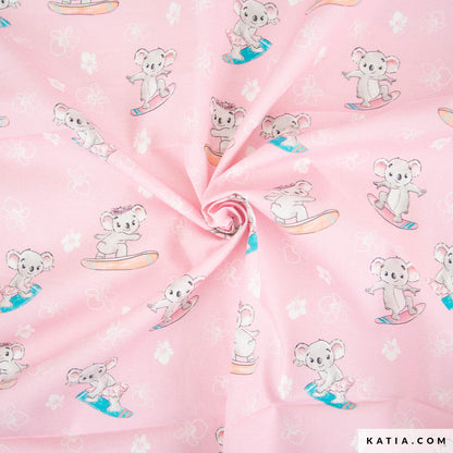 Koala Poplin Rose - Katia