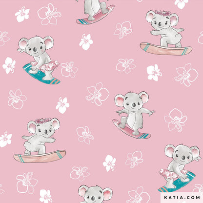 Koala Poplin Rose - Katia