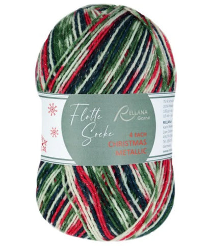 Flotte Sock Yarn Christmas 2024 - Sparkle 4 ply