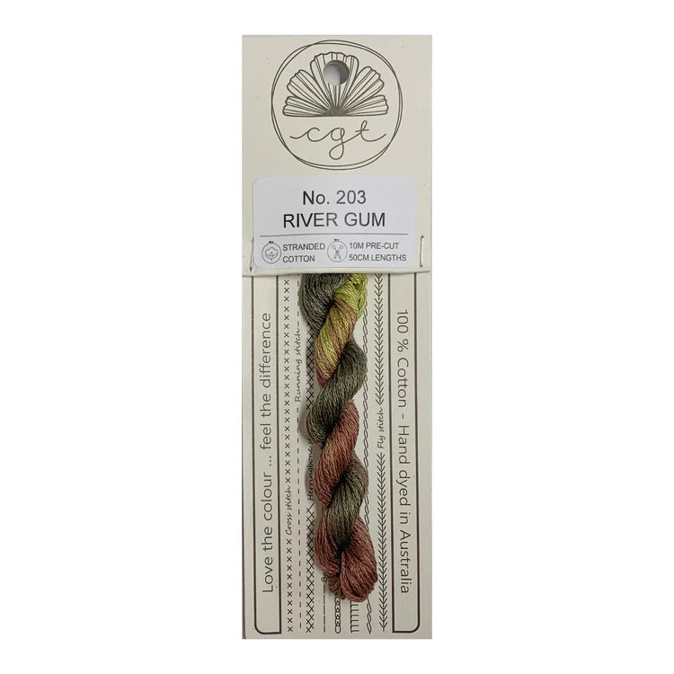 203 River Gum - Pre-cut floss - Cottage Garden Threads
