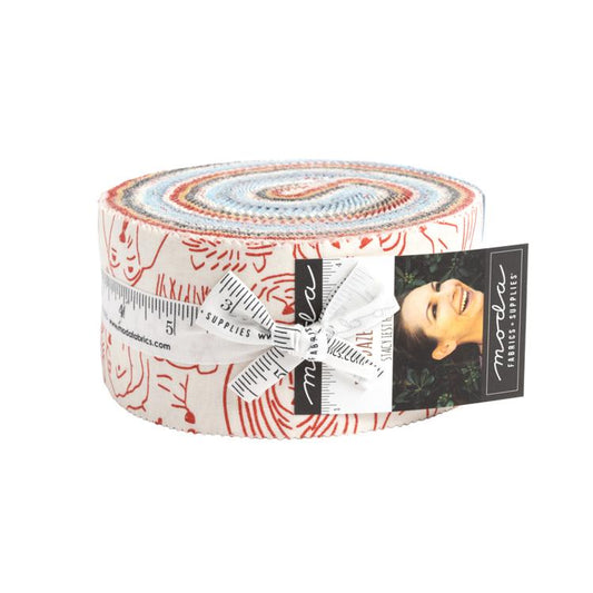 Dog Daze by Stacy Iest Hsu - Bandes Jelly Roll 2,5" - Moda