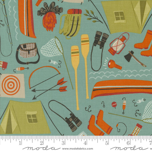 Moda - The Great Outdoors - Main Blue