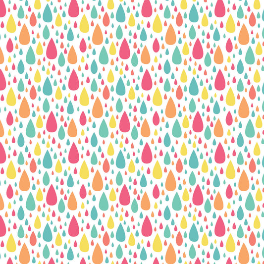 Be The Rainbow - Rain Drops - Camelot Fabrics