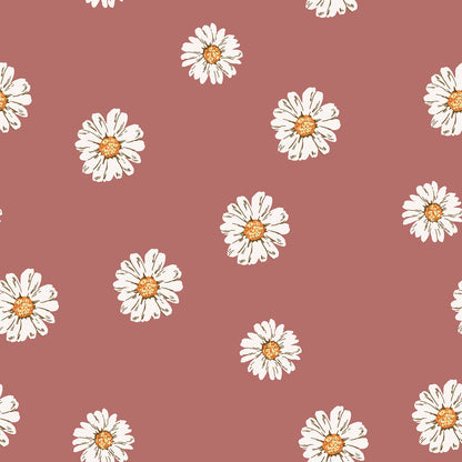 JERSEY GOTS Vieux Rose Marguerite 