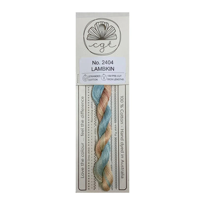 *Discontinué* 2404 Lambkin - Fils à broder pré-coupés Mouliné - Cottage Garden Threads