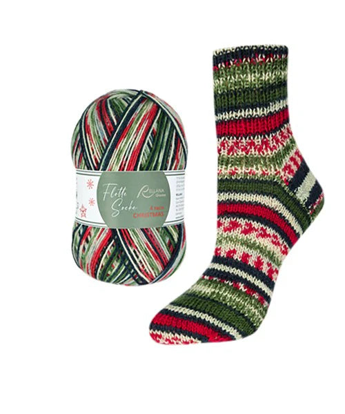Laine Flotte Noël 2024 - 4 ply