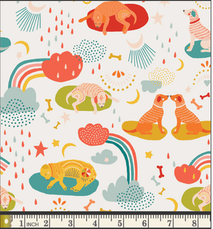 Oh Woof - Daydream Dogdream - Art Gallery Fabrics