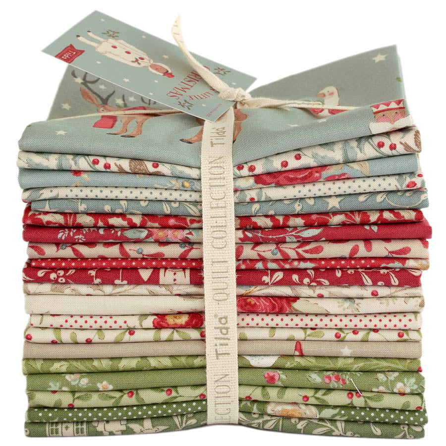 **PRE-ORDER** Merry Little Christmas - Fat Quarter Bundle 20 fabrics ~ 20"x22" - Tilda