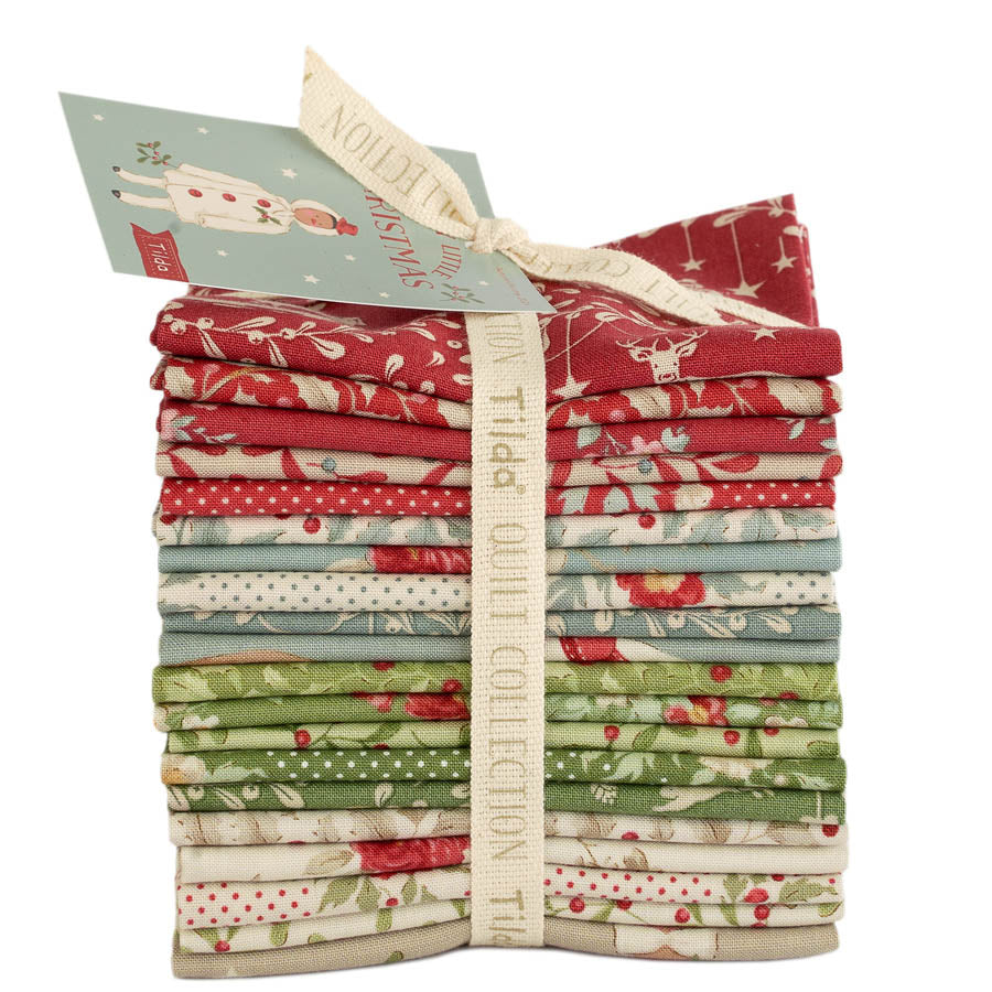 **PRE-ORDER** Merry Little Christmas - Fat Eight Bundle 20 fabrics ~ 20"x11" - Tilda