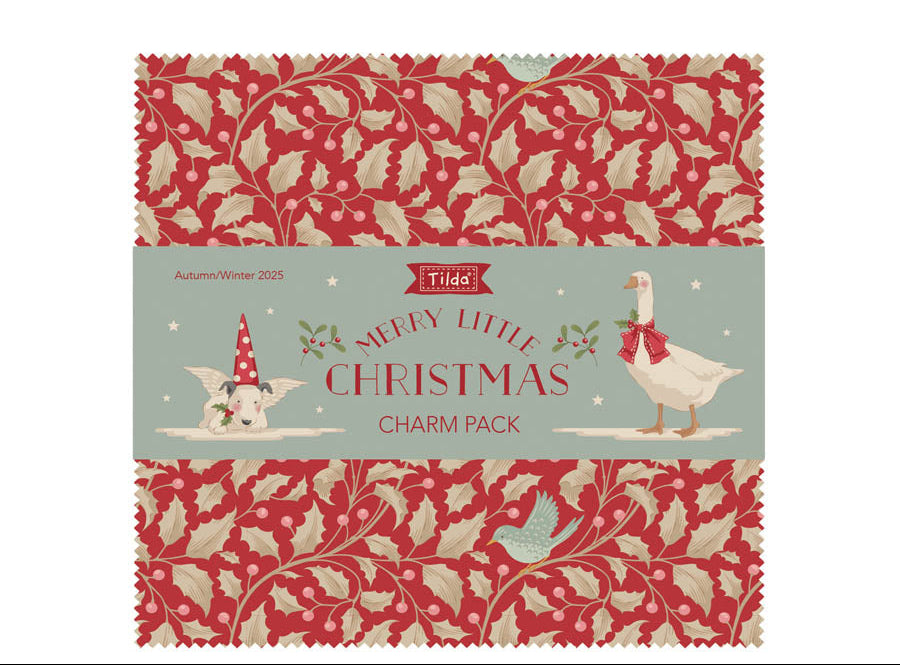 **PRE-ORDER** Merry Little Christmas - 5" Charm Pack - Tilda