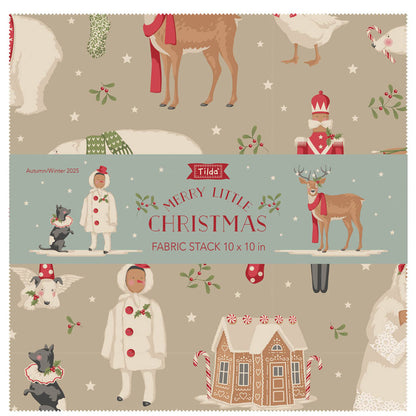 **PRE-ORDER** Merry Little Christmas - 10" Fabric Stack - Tilda