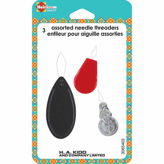 HEIRLOOM 3 Assorted Needle Threaders