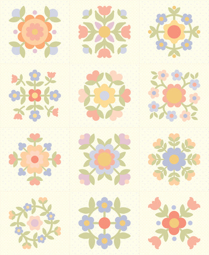 Pastel Prairie (My Sew Quilty Life) - Fat Quarter Bundle 35pcs + 1 Panel - Moda