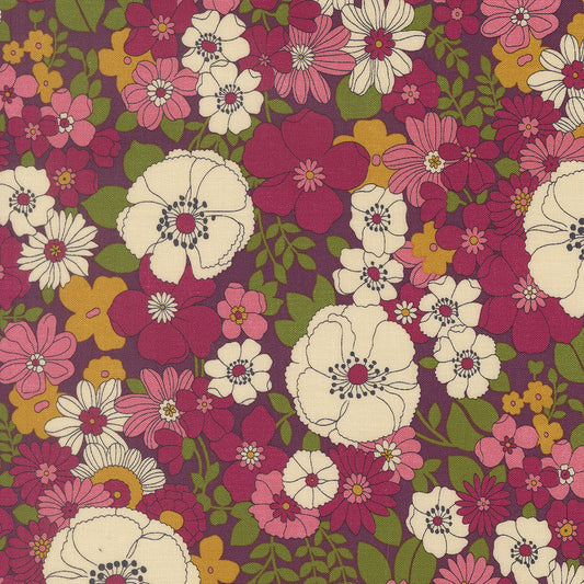 Chelsea Garden - Plum - Moda