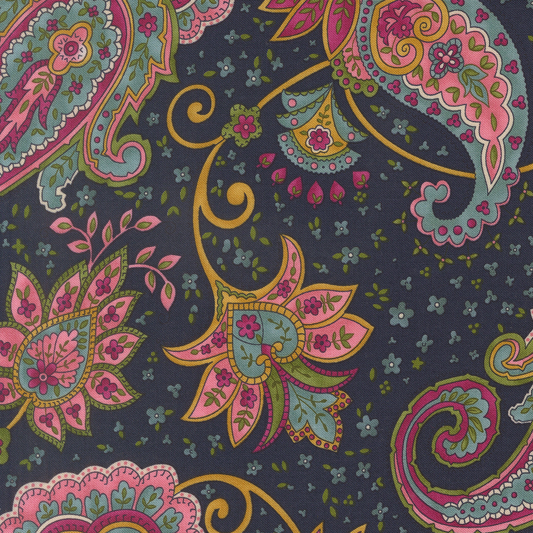 Chelsea Garden - Midnight Main Print - Moda