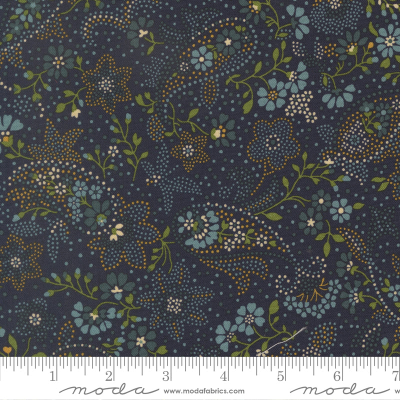 Chelsea Garden - Midnight Drizzle - Moda