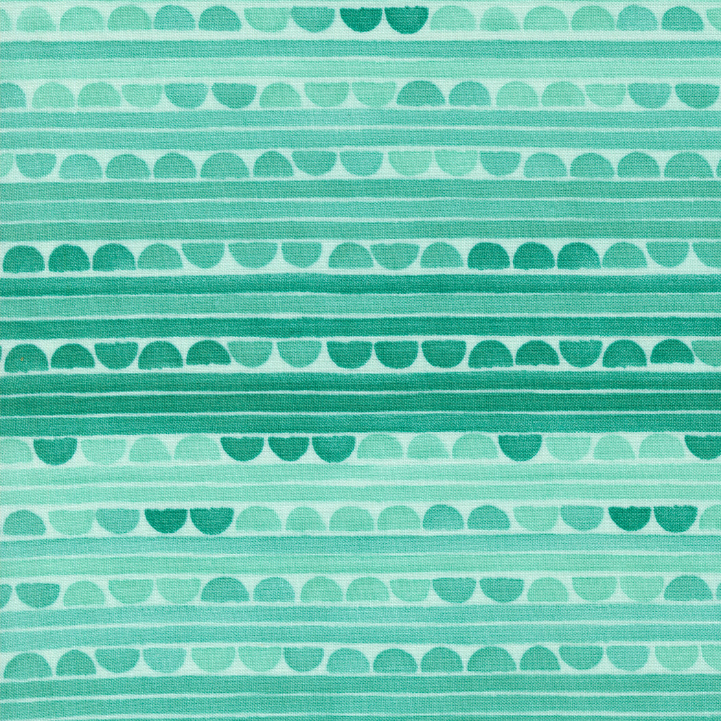 1CANOE2 Kindred - Aqua Stripes - Moda