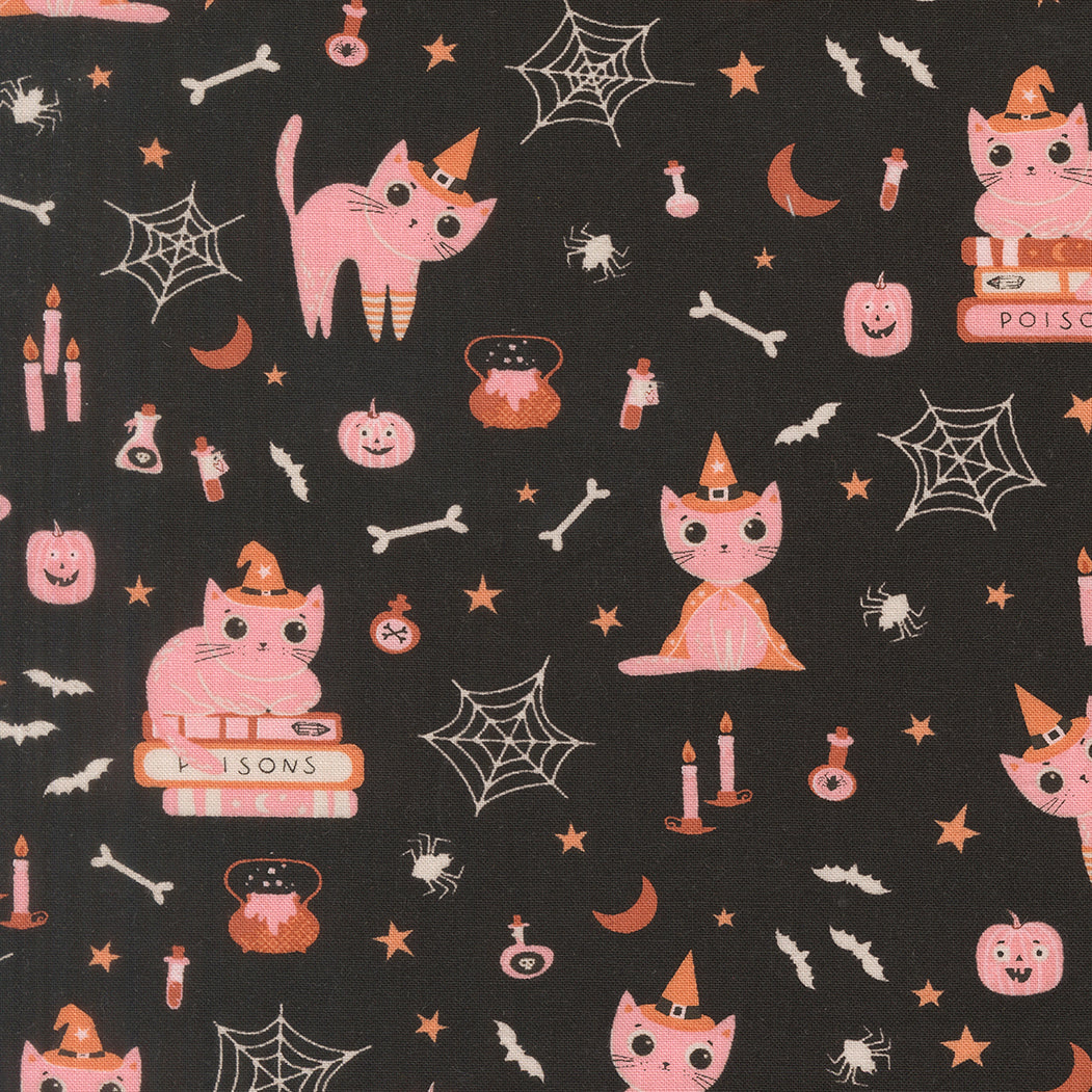 Purrs and Boos (Elena Amo) - Black Cat Main - Moda