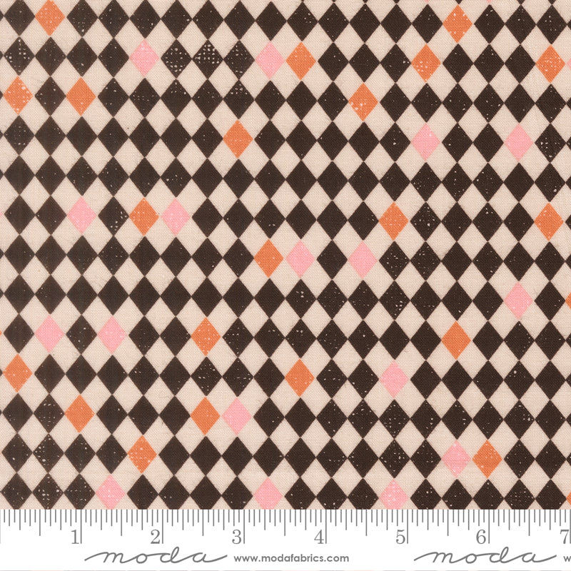 Purrs and Boos (Elena Amo) - Black Cat Checkered - Moda