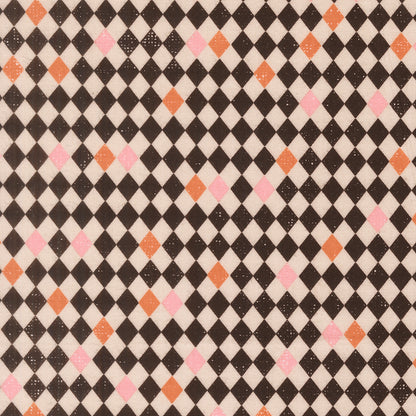 Purrs and Boos (Elena Amo) - Black Cat Checkered - Moda