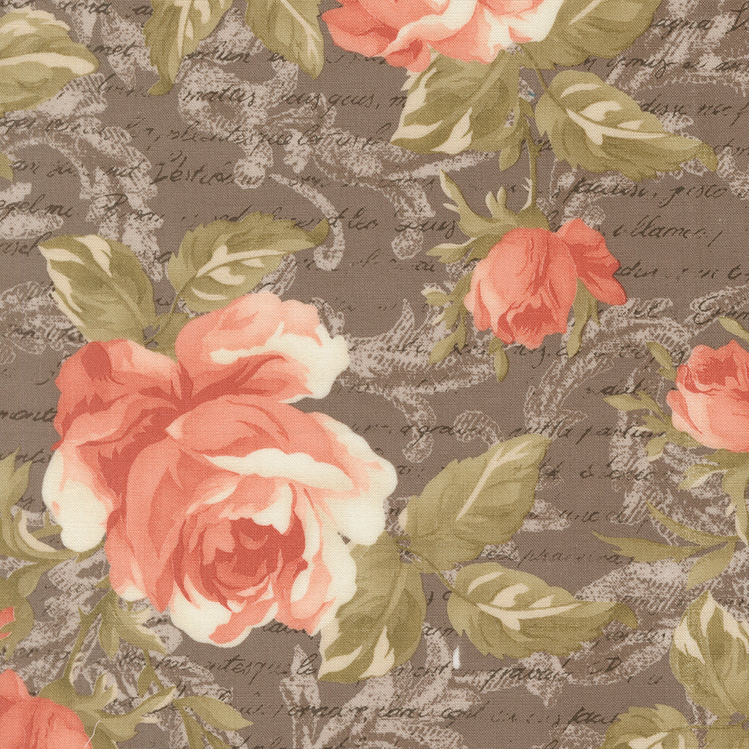 **PRE-ORDER** Dearly Beloved - Floral Writing (Dovetail) - 3 Sisters (Moda)