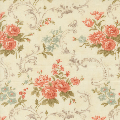 **PRÉCOMMANDE** Dearly Beloved - Floral Swirls (Lace) - 3 Sisters (Moda)