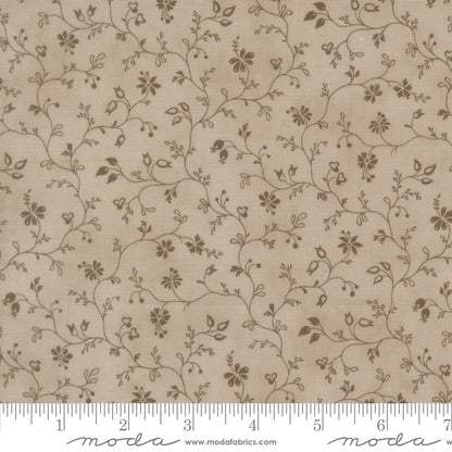 **PRE-ORDER** Dearly Beloved - Small Floral (Whisper) - 3 Sisters (Moda)