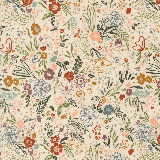 Foraged Found & Hand Me Down (Fancy That Design House) - Eggshell - Moda