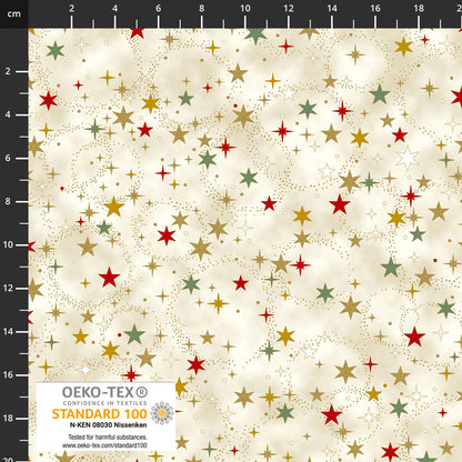 Christmas Time - Stars - Stof